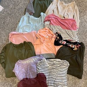 Long Sleeve Maternity Shirts